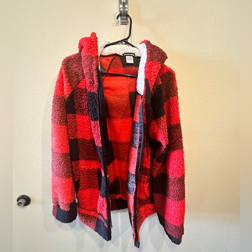 Women's Zip Up Hoodie Sweatshirt
Fleece Jacket Fleece Plaid